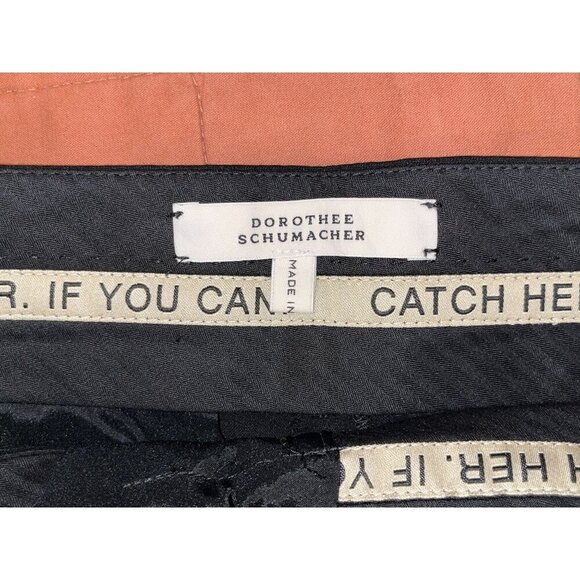 Dorothee Schumacher Tailored Trousers High-Waist Front Pleats Women's Size 2 - Picture 4 of 10